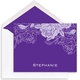 Woodcut Roses Folded Note Cards Image 1 of 3